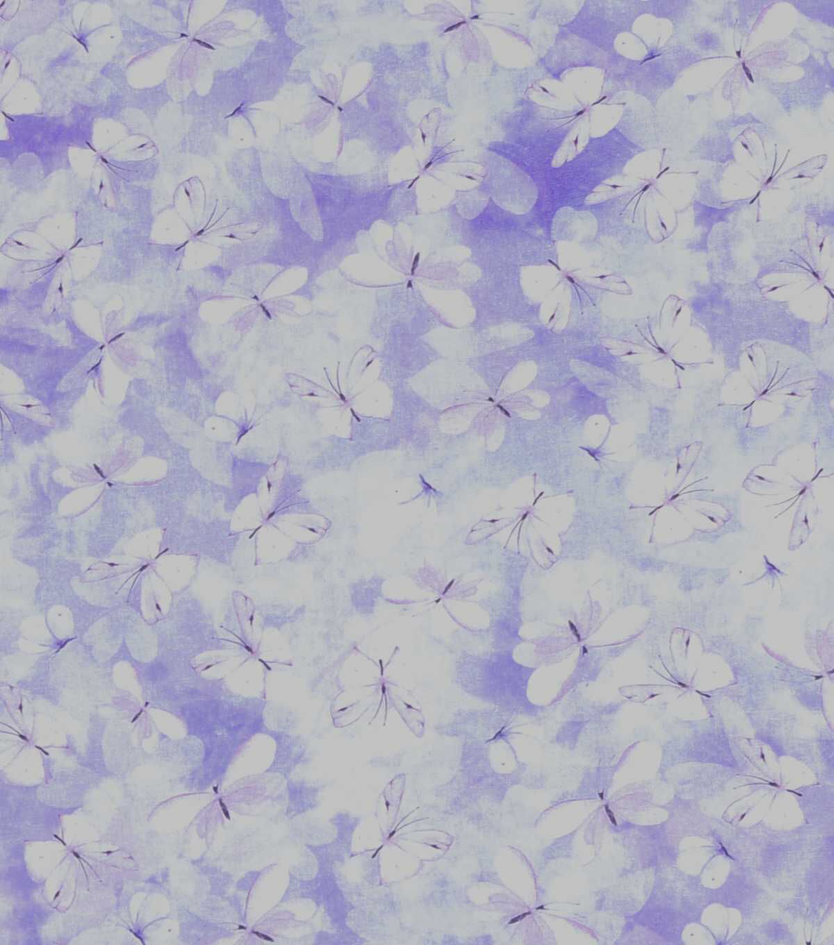 Blue Tonal Butterflies Quilt Cotton Fabric by Keepsake Calico