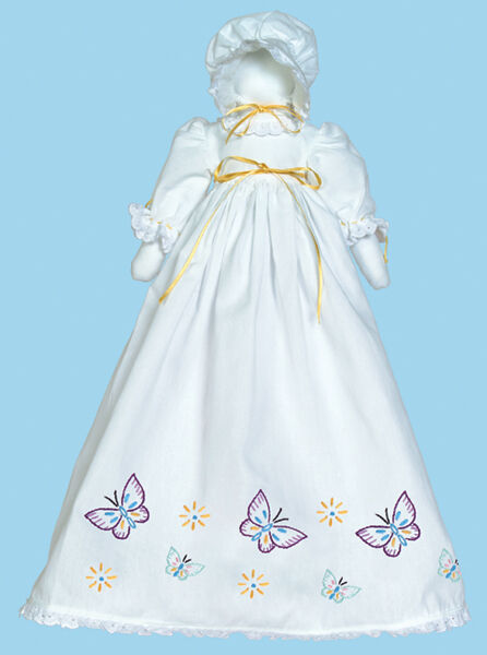 Jack Dempsey Butterflies Galore Stamped Pillowcase Doll Kit