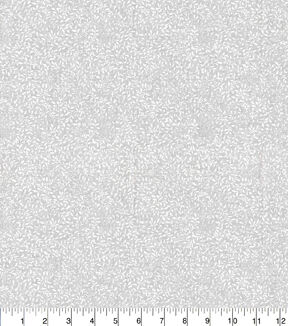 White Tonal Cotton Fabric by Keepsake Calico