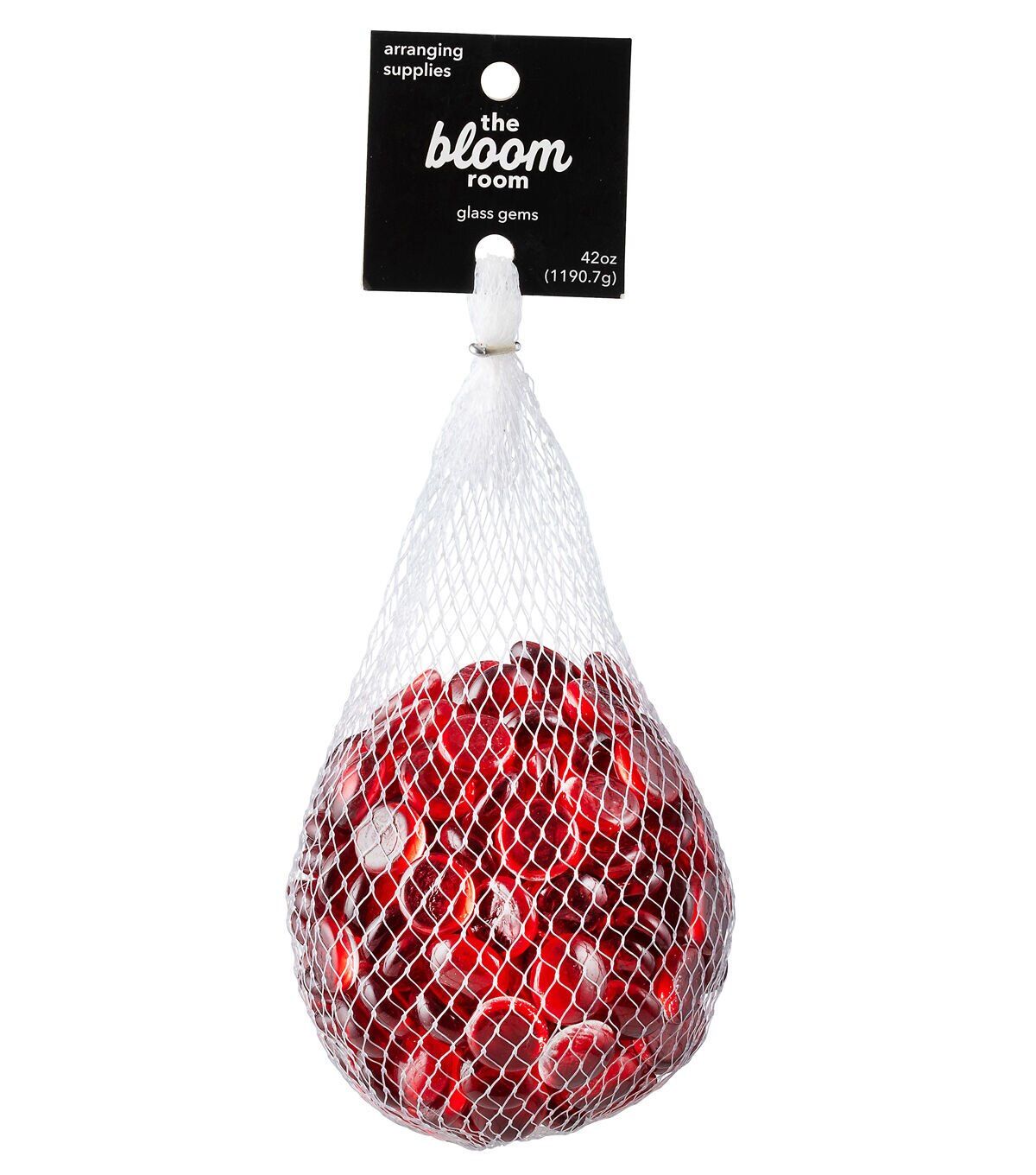 42oz Ruby Glass Gem Bowl Fillers by Bloom Room