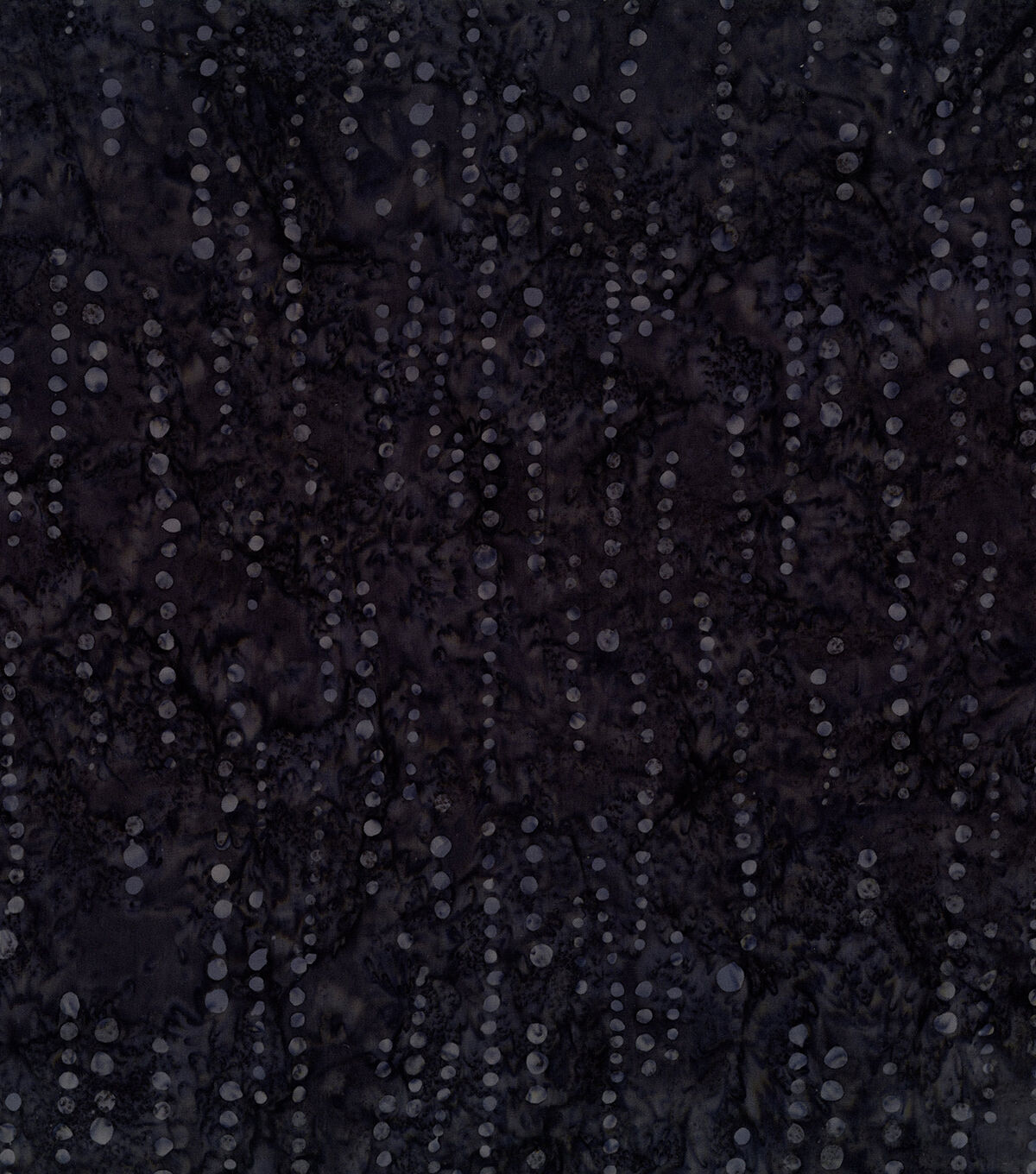 Hi Fashion Black Linear Dots Batik Cotton Fabric