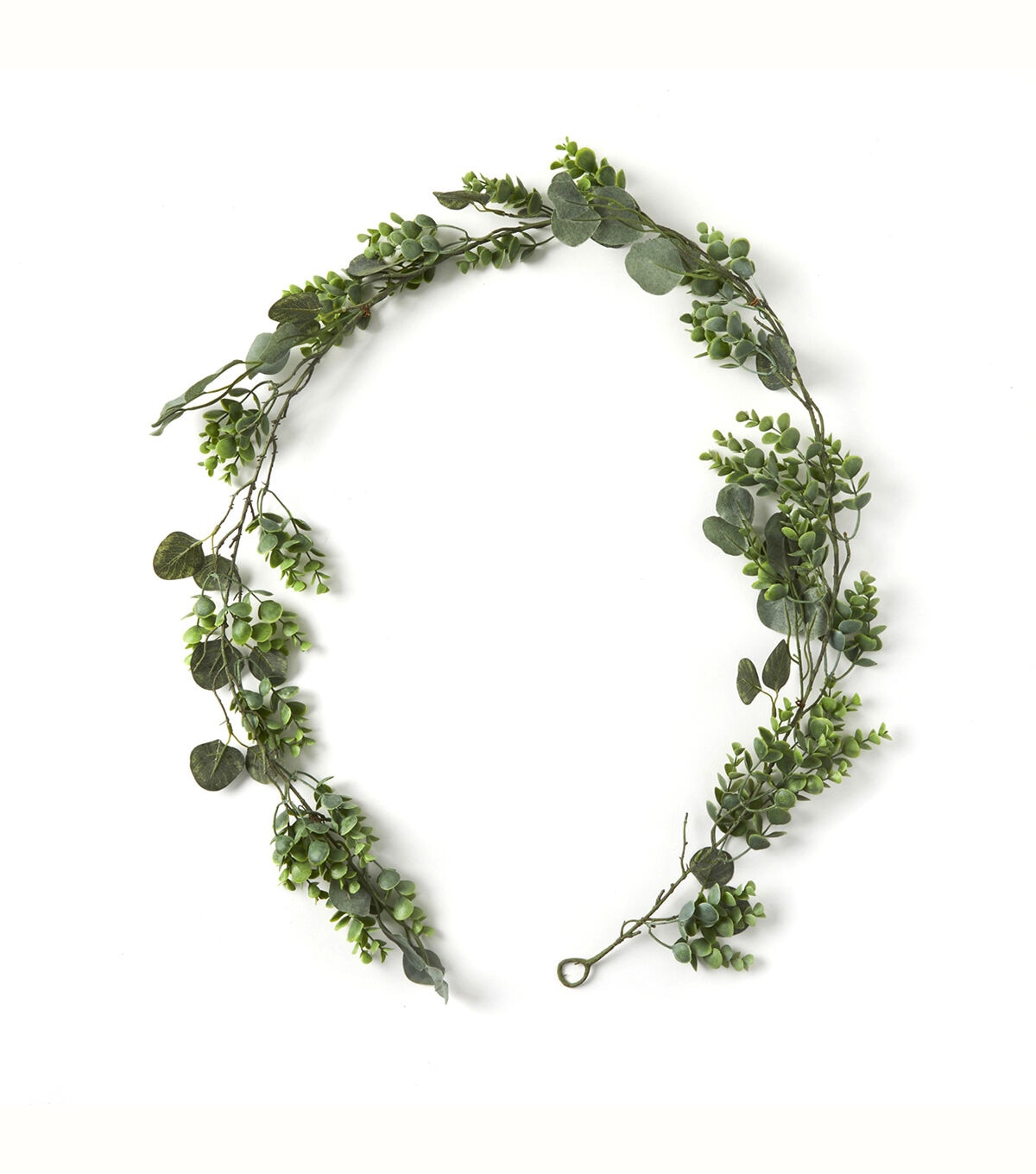 Spring Coordinating Boxwood & Eucalyptus Leaf Wreath & Garland