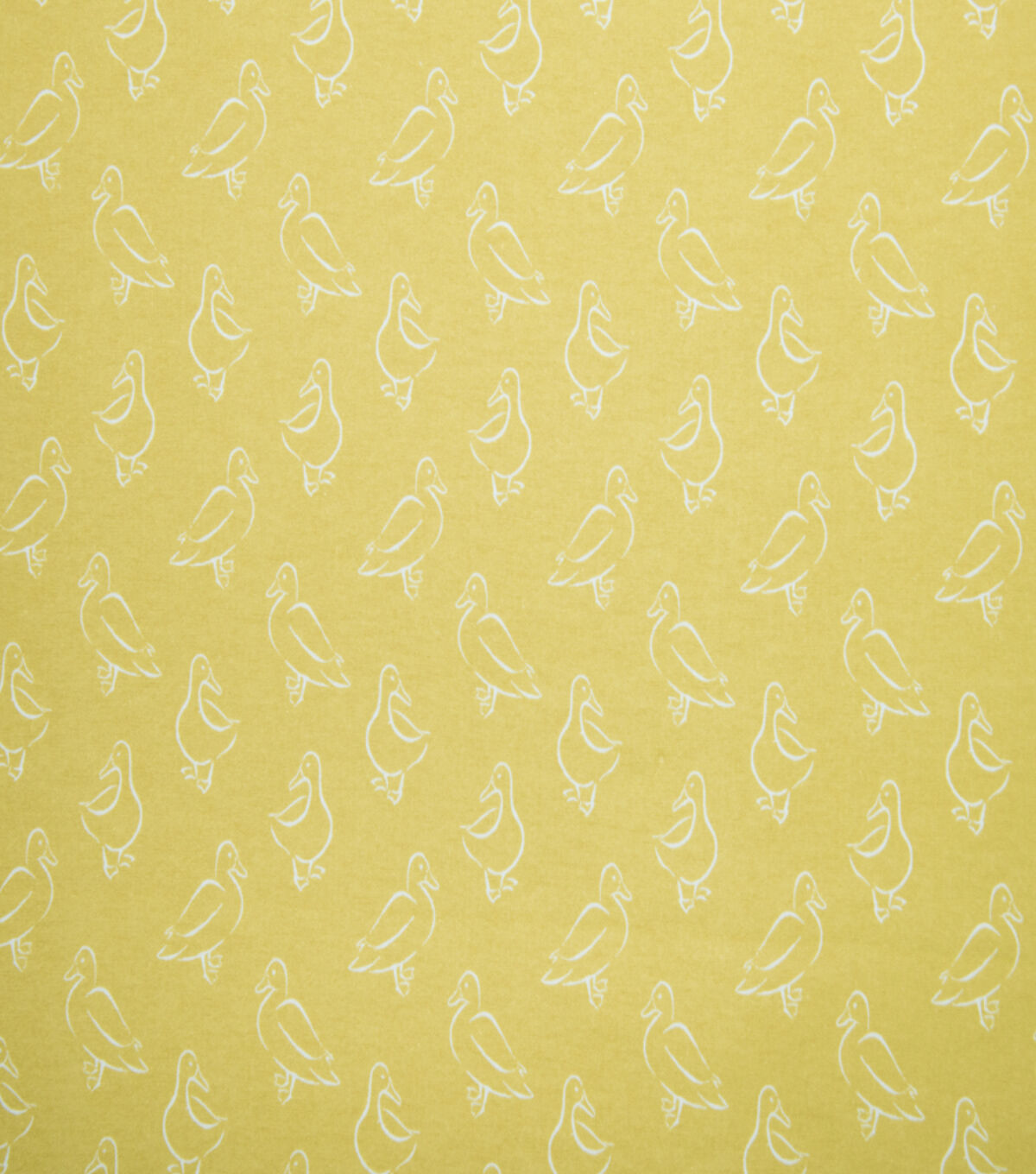 Yellow Toss Ducks Super Snuggle Flannel Fabric