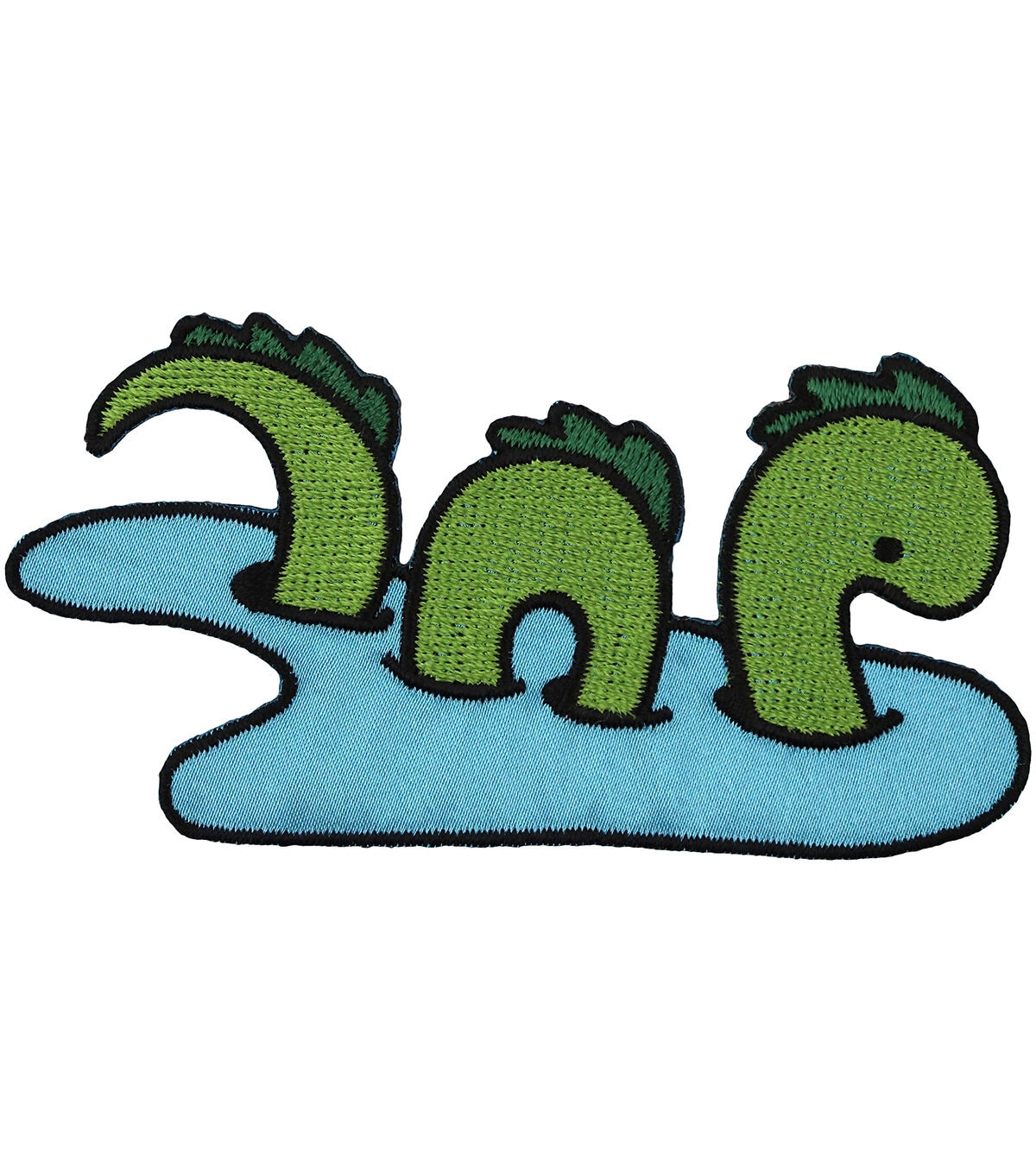 Simplicity 3.5 Green Loch Ness Monster in Water Iron On Patch