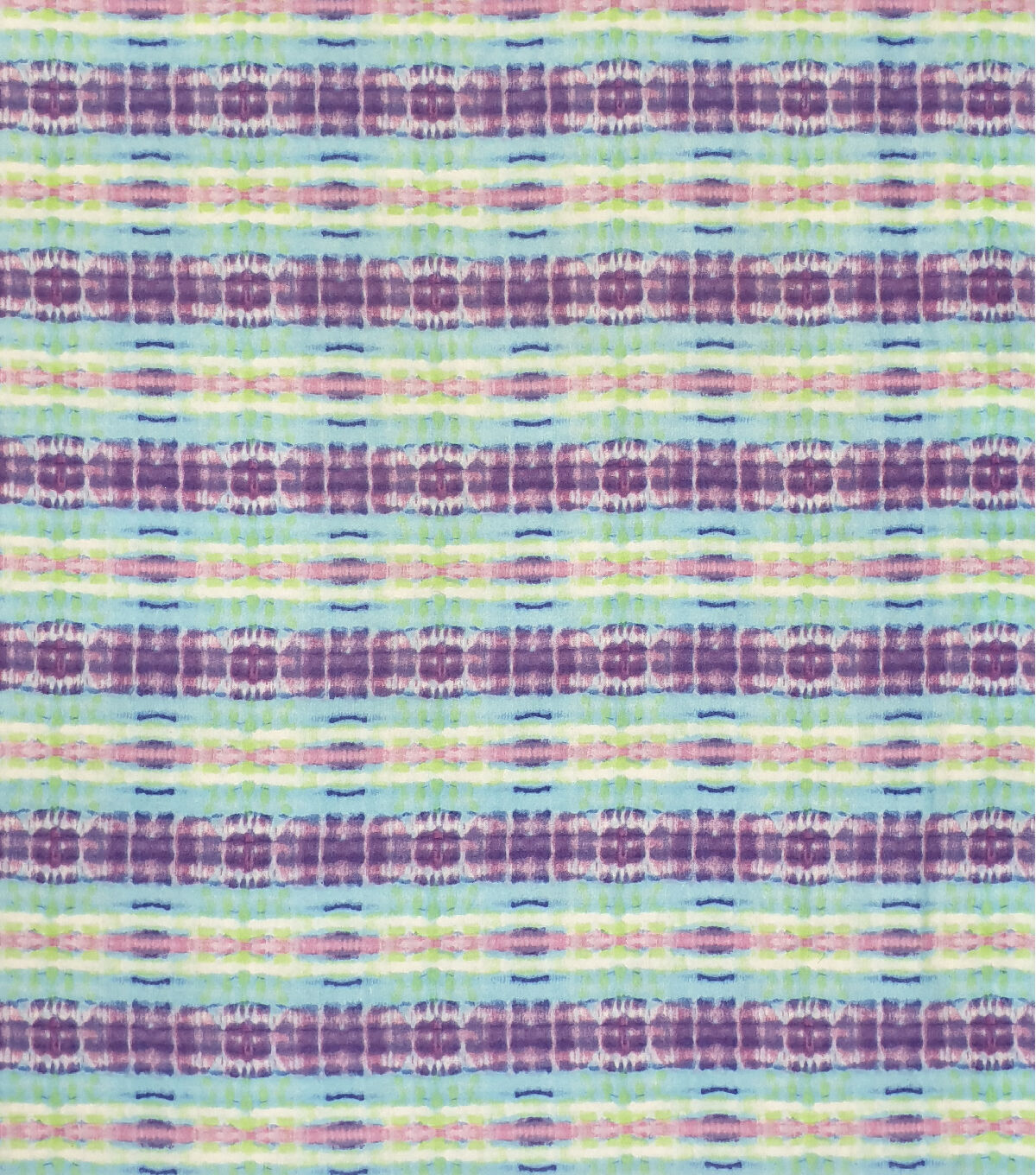Bright Blurry Plaid Super Snuggle Flannel Fabric