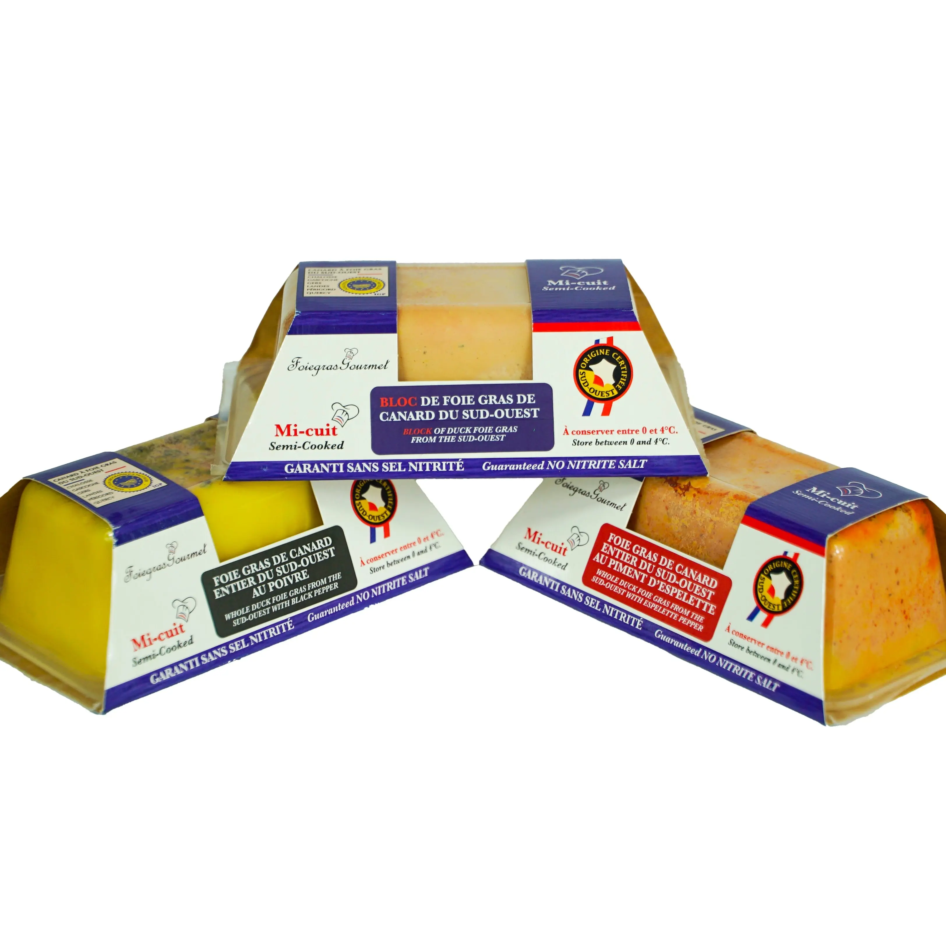 Hamper of Semi-Cooked Duck Foie Gras