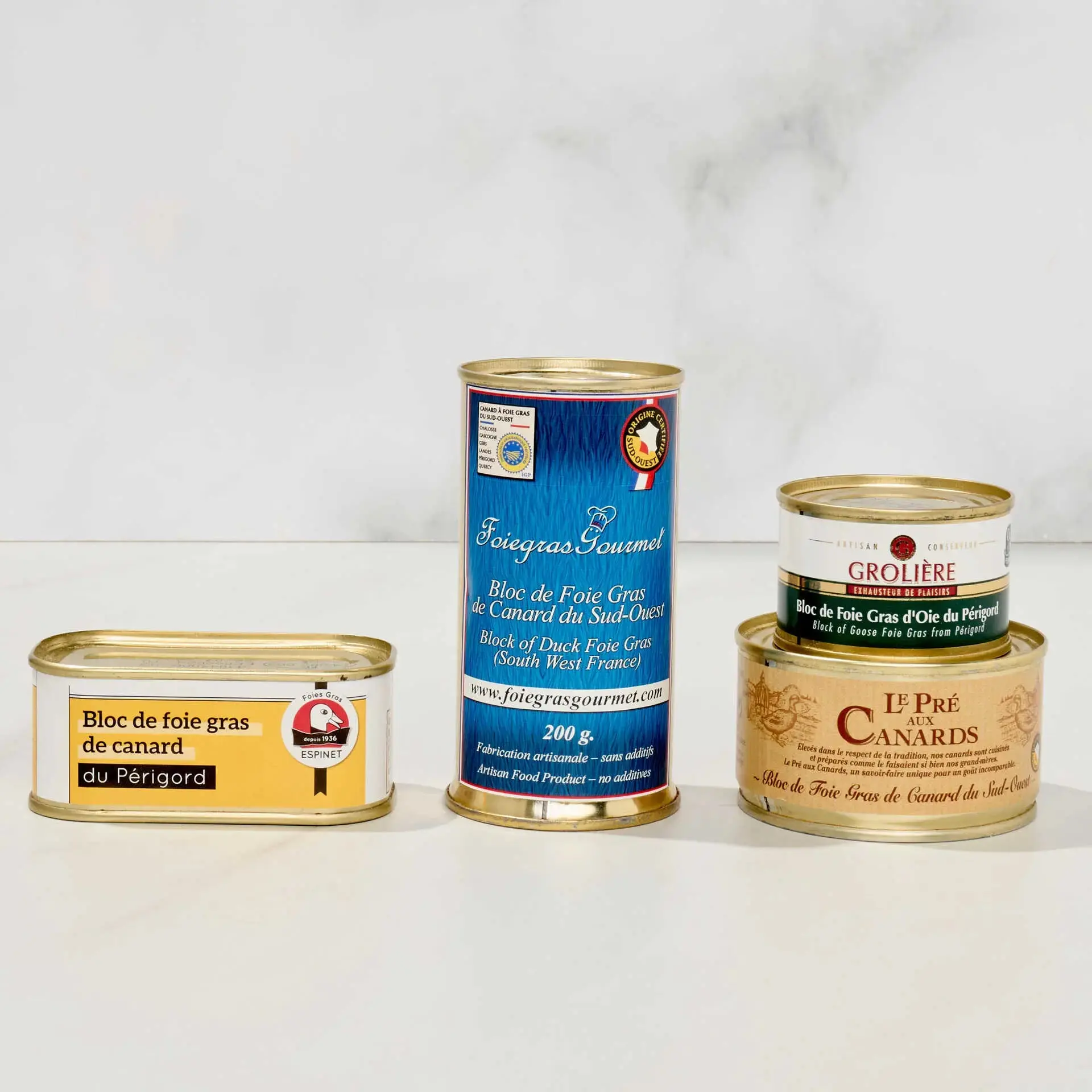 Hamper of Duck and Goose Foie Gras Blocks