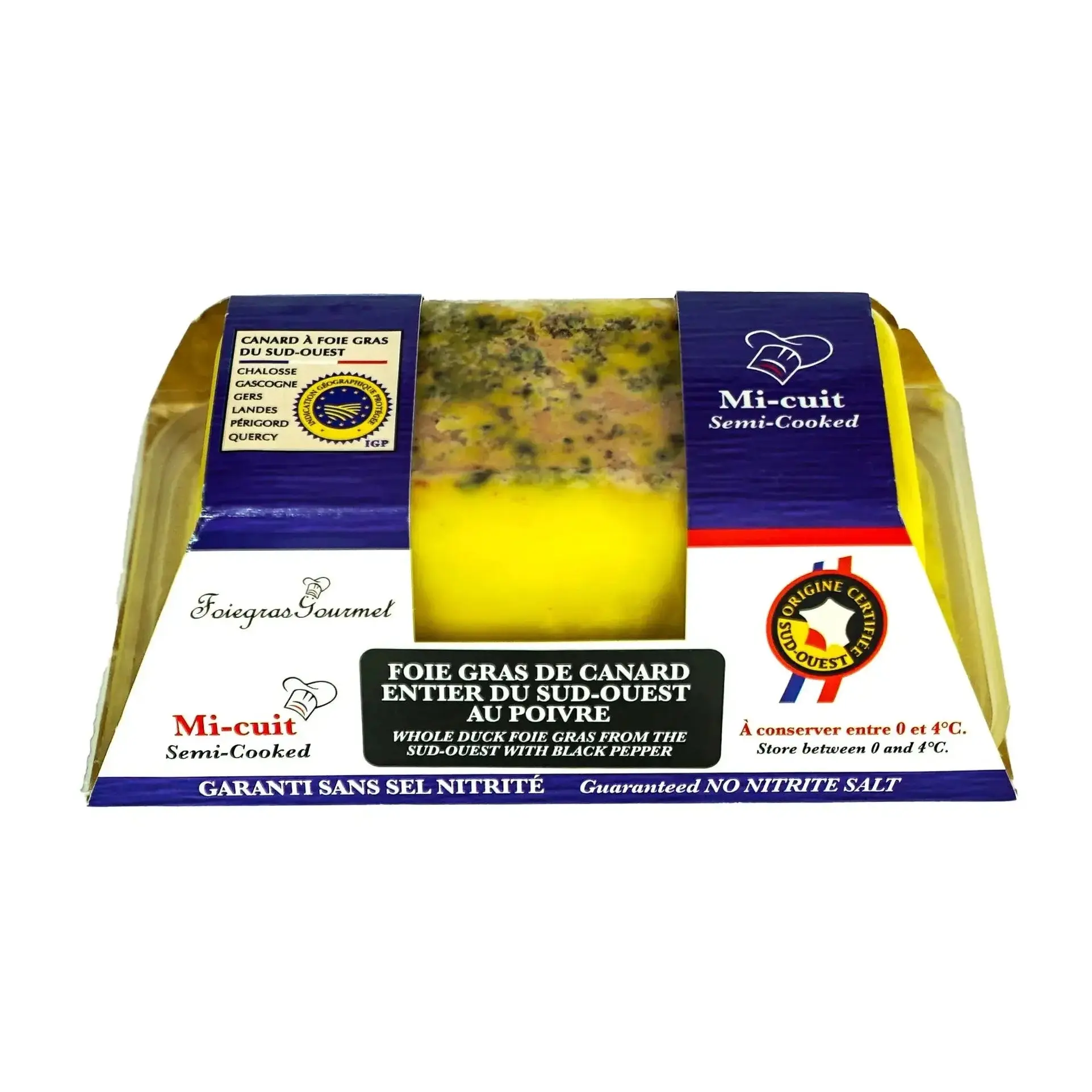 Hamper of Semi-Cooked Duck Foie Gras