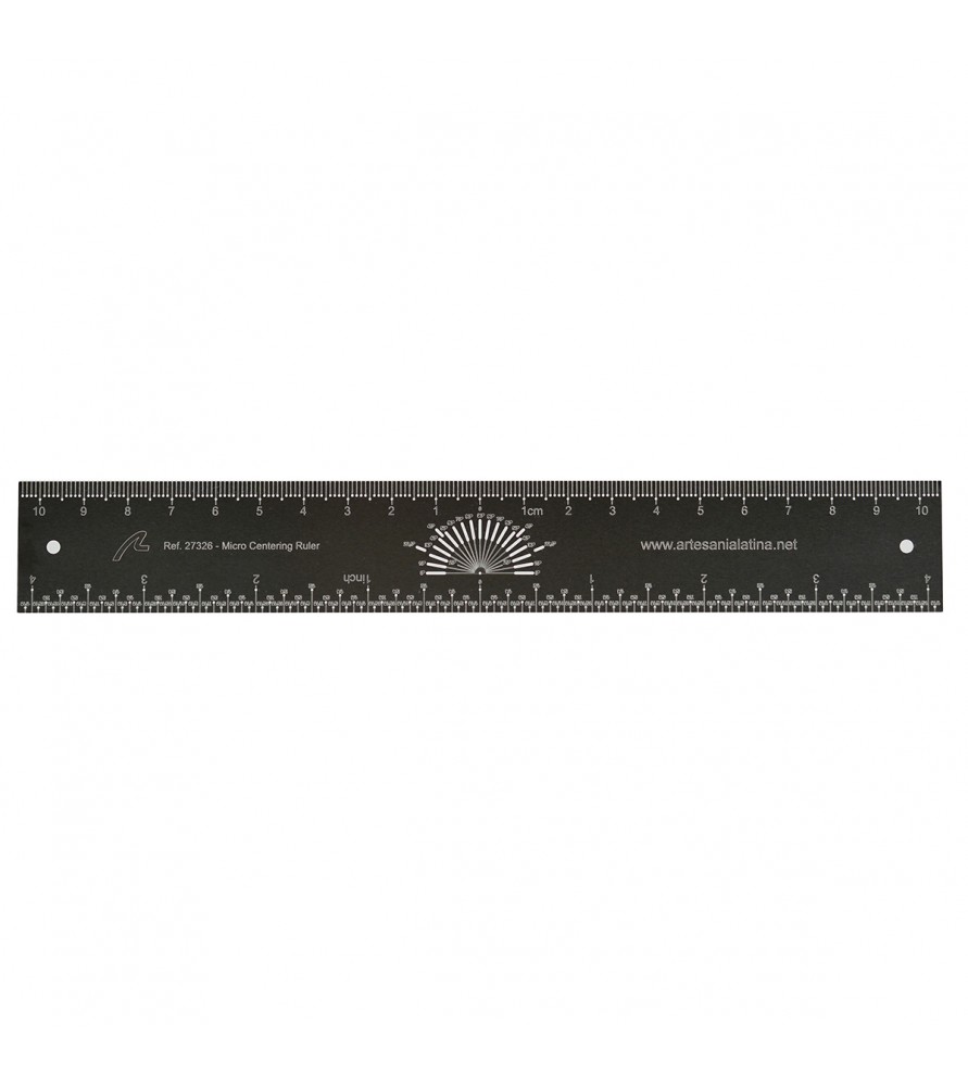 Micro Centering Ruler for Modeling and Crafts