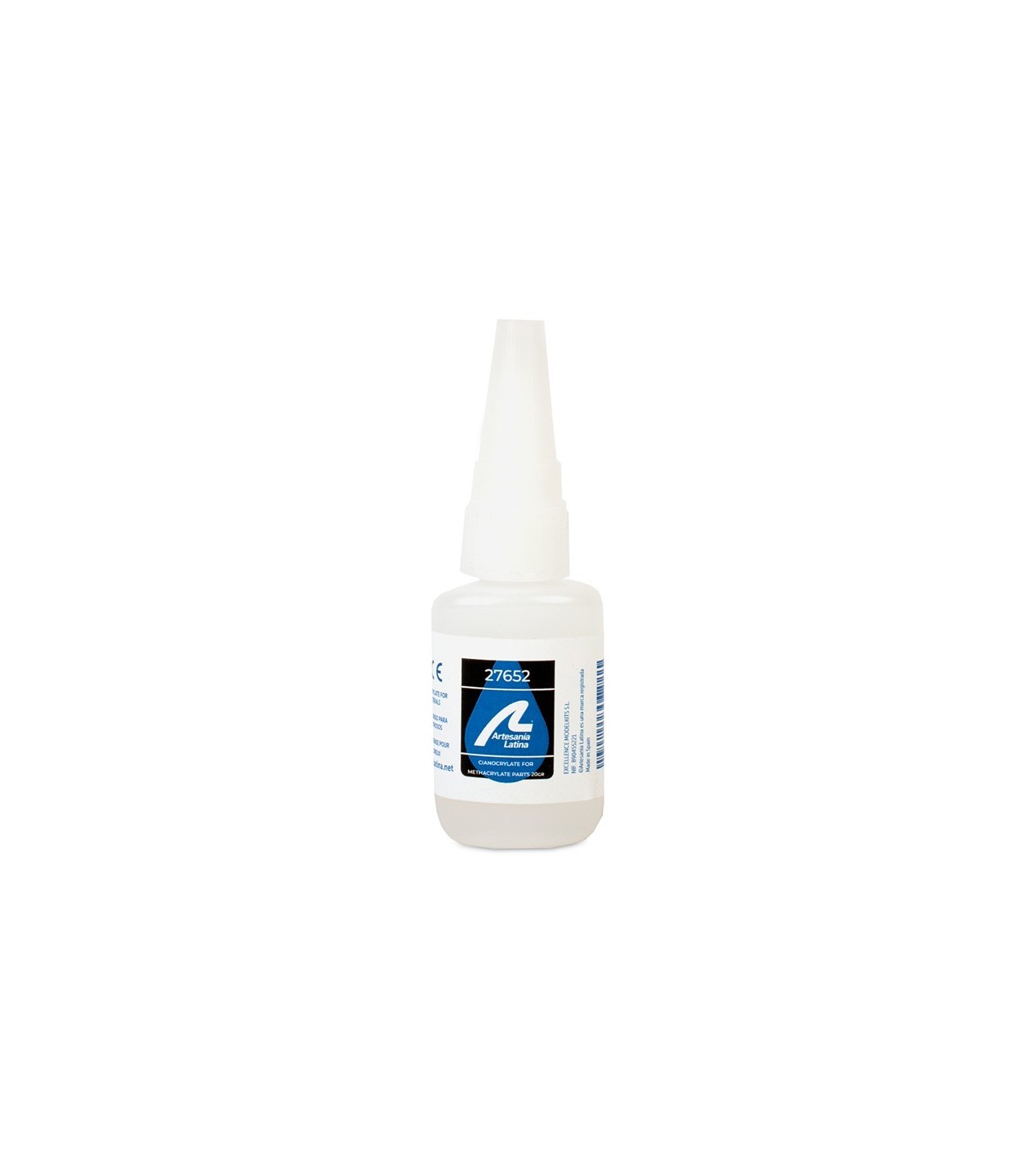 Fluid Cyanoacrylate for Methacrylate Parts -No Fume Effect- (20 gr)