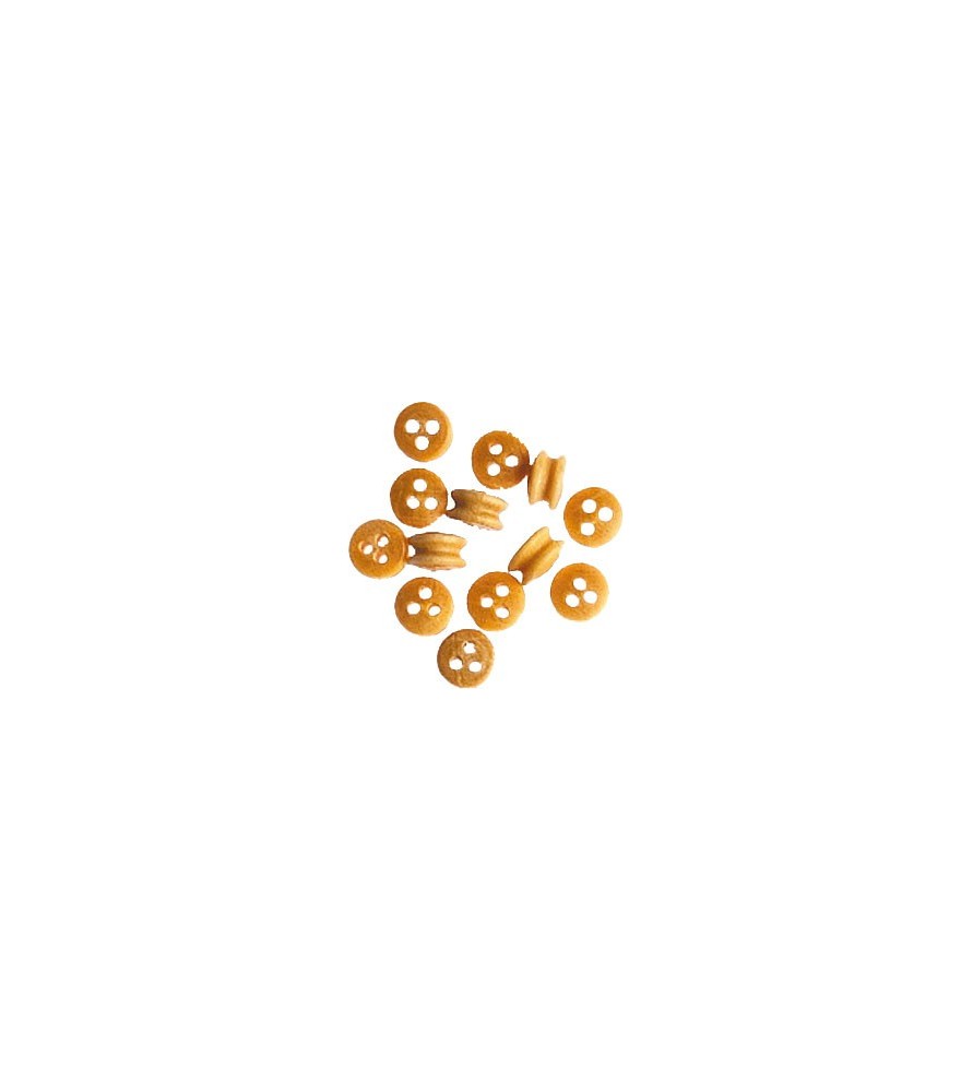 Deadeye in Boxwood Dia. 5 mm (18 Units) for Ship Modeling