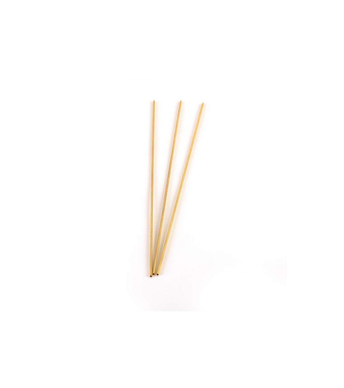 2 mm Diam. Brass Tube for Model Wiring (3 pcs.)
