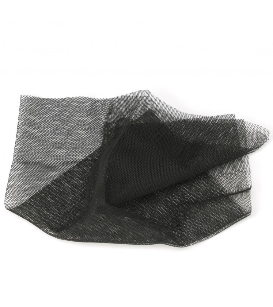 Fine Net in Black Fabric 200x350 mm for Ship Modeling