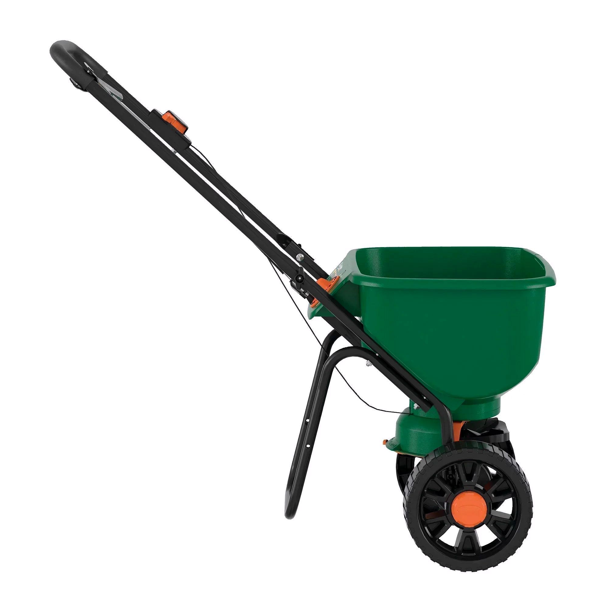 Scotts Turf Builder EdgeGuard DLX Broadcast Spreader – Covers up to 15,000 sq. ft.