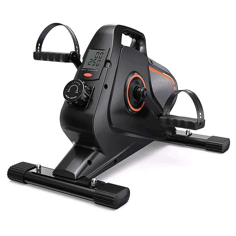 Under Desk Pedal Exerciser Bike – Ultra-Quiet, Adjustable Resistance, Compact Portable Trainer for Arms & Legs