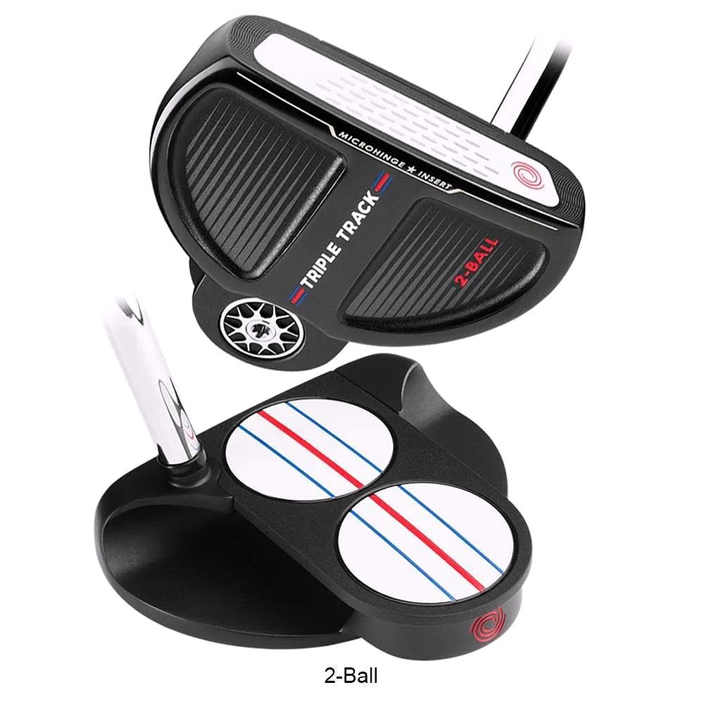 Triple Track 2-Ball Mallet Putter with Advanced Alignment & Stroke Lab Shaft