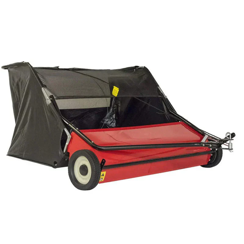 52-Inch Tow Lawn Sweeper – Heavy-Duty Black Model