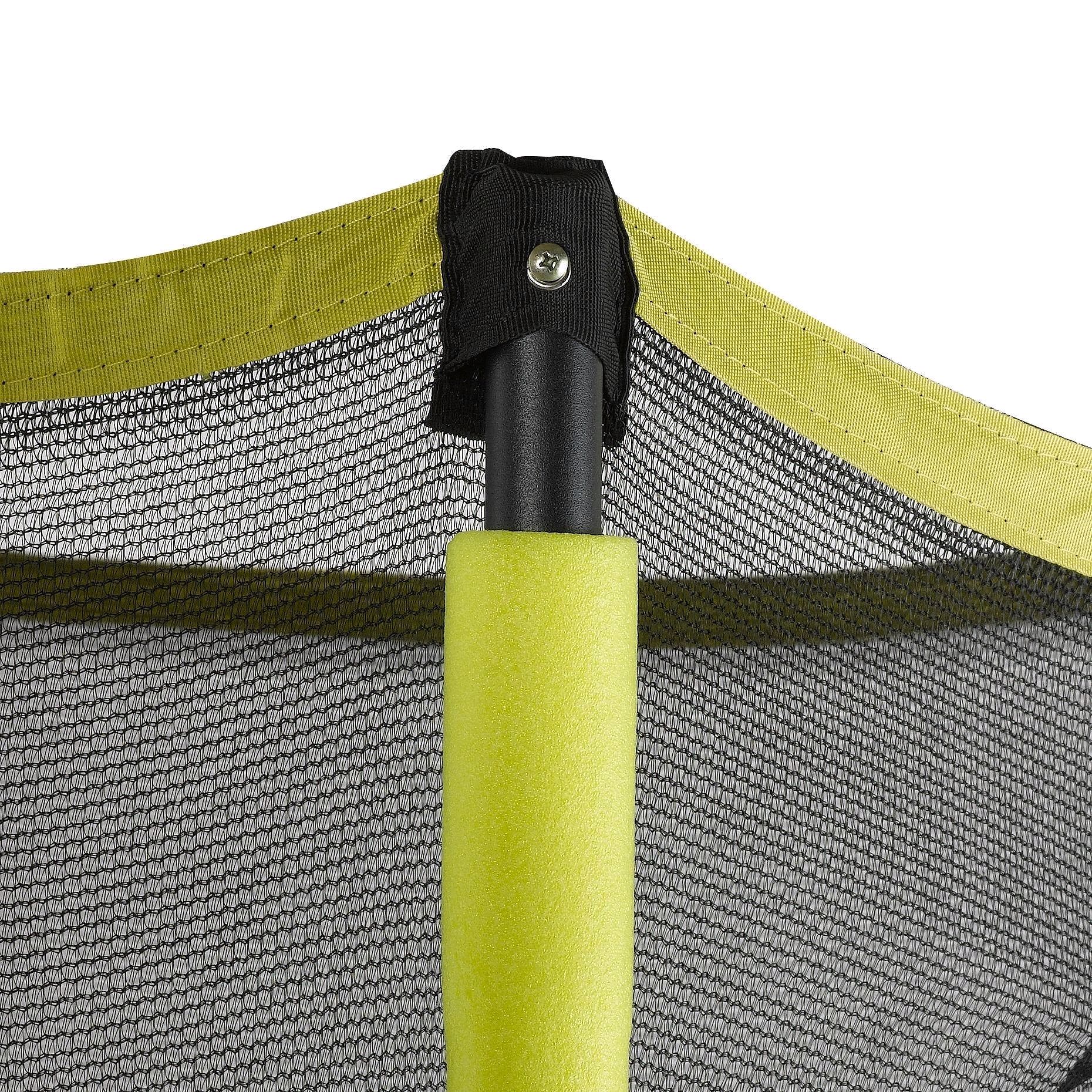 Upper Bounce 55″ Kids Trampoline with Safety Enclosure – Spring-Free Bungee Design, Quick Assembly