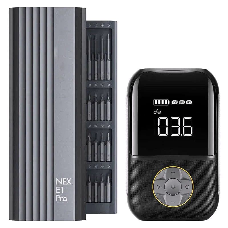 X8 Tire Inflator and E1 PRO Precision Electric Screwdriver