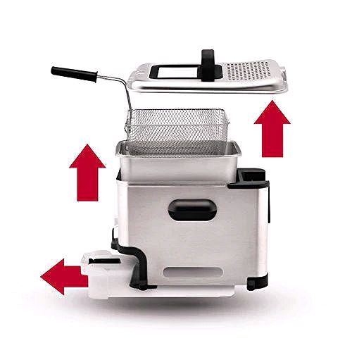 Ultimate Stainless Steel Deep Fryer with Basket – 3.5L Oil Capacity & 2.6 lb Food Load