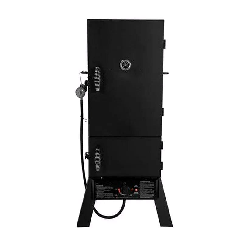 30-Inch Two-Door Propane Smoker – Black