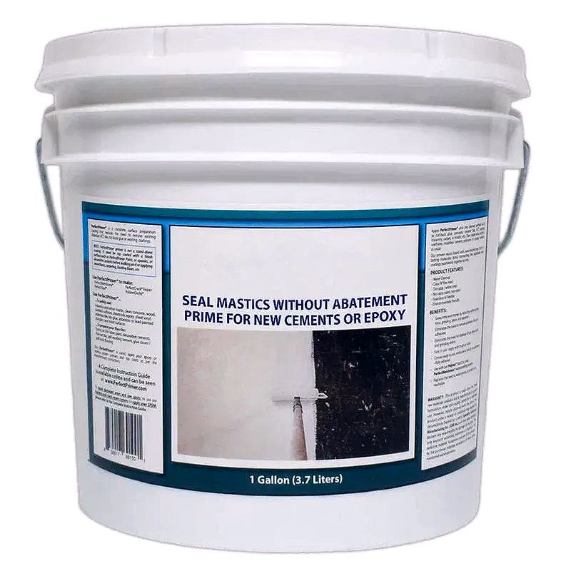 Professional Black Mastic Encapsulant & Surface Primer – Non-Toxic, Paintable, 1 Gallon (Grey)