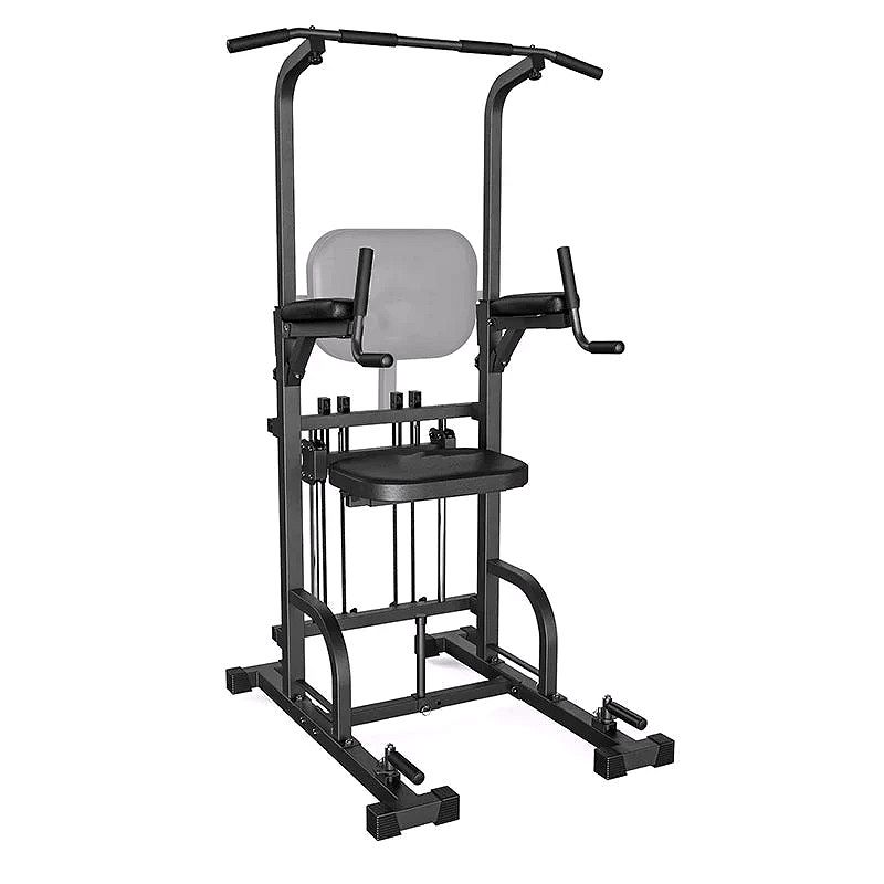 Power Tower Pull-Up Dip Station – Multi-Function Home Gym Strength Trainer