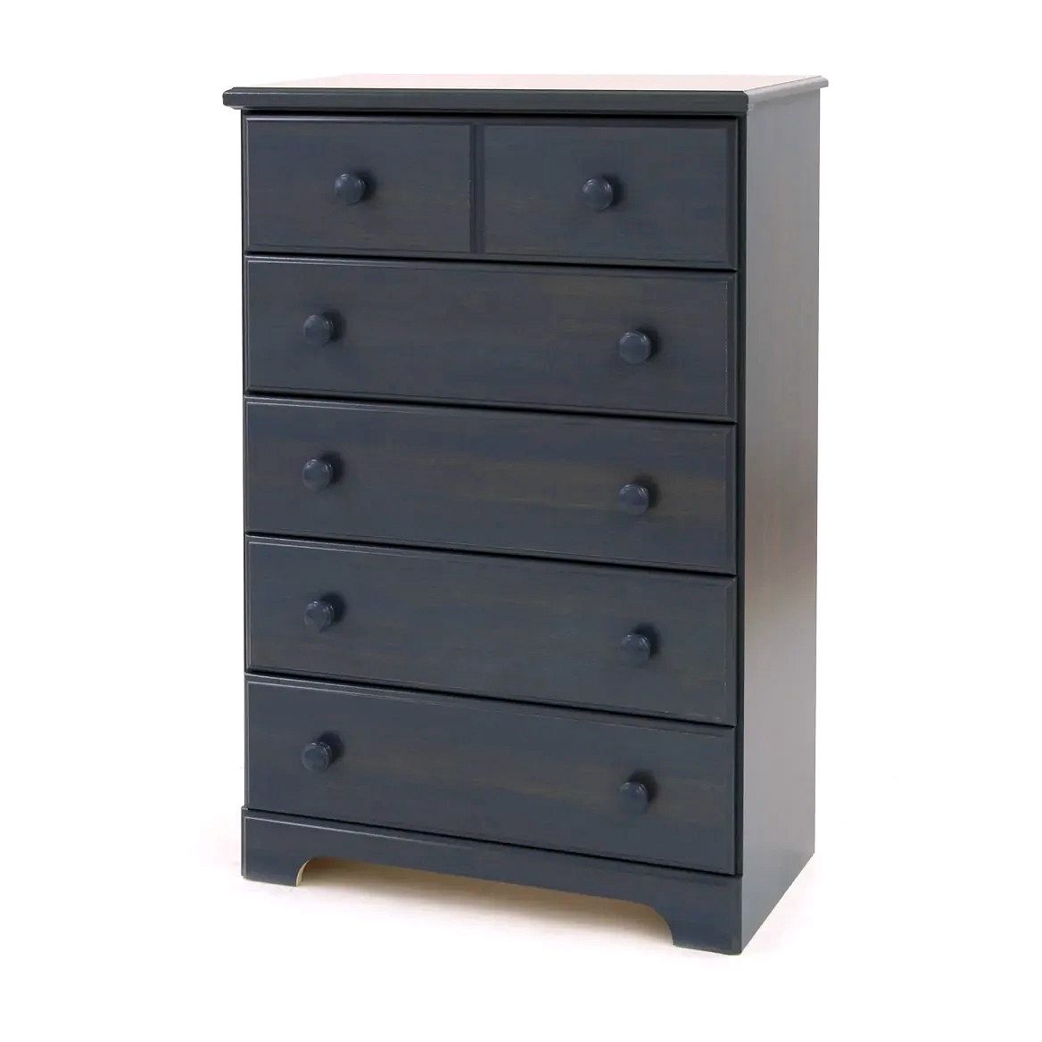 South Shore Summer Breeze 5-Drawer Chest in Blueberry Finish