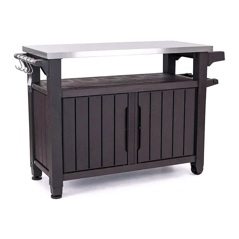Unity XL Portable Outdoor Table and Storage Cart – Outdoor Kitchen & Entertainment Station