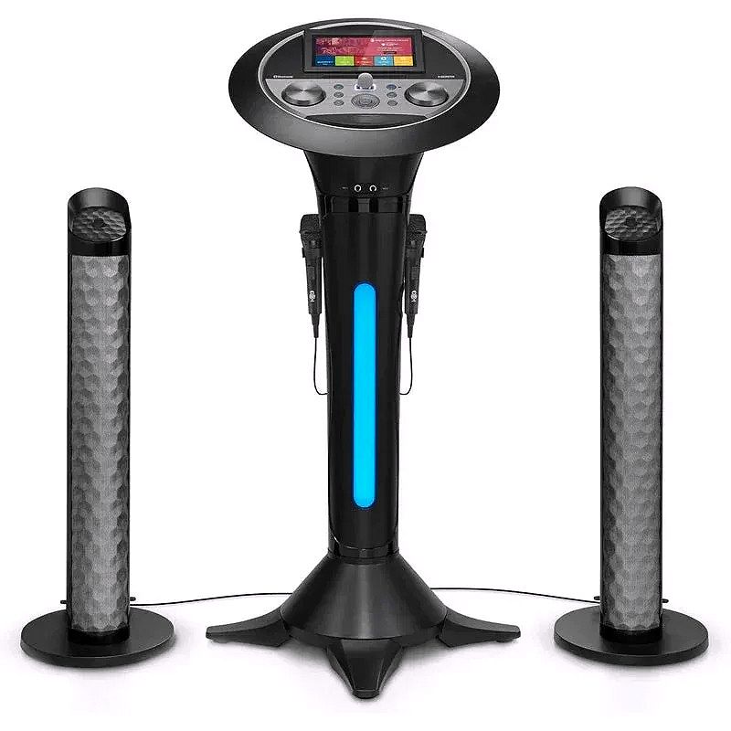 Portable WiFi Karaoke Machine for Adults – Black Pedestal