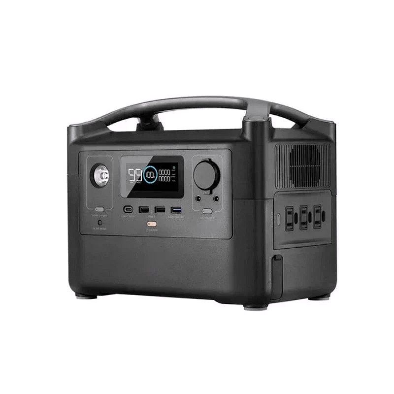 Portable Power Station Explorer 600W | RIVER Pro – 720Wh Backup Lithium Battery, Multi-Outlet Solar Generator