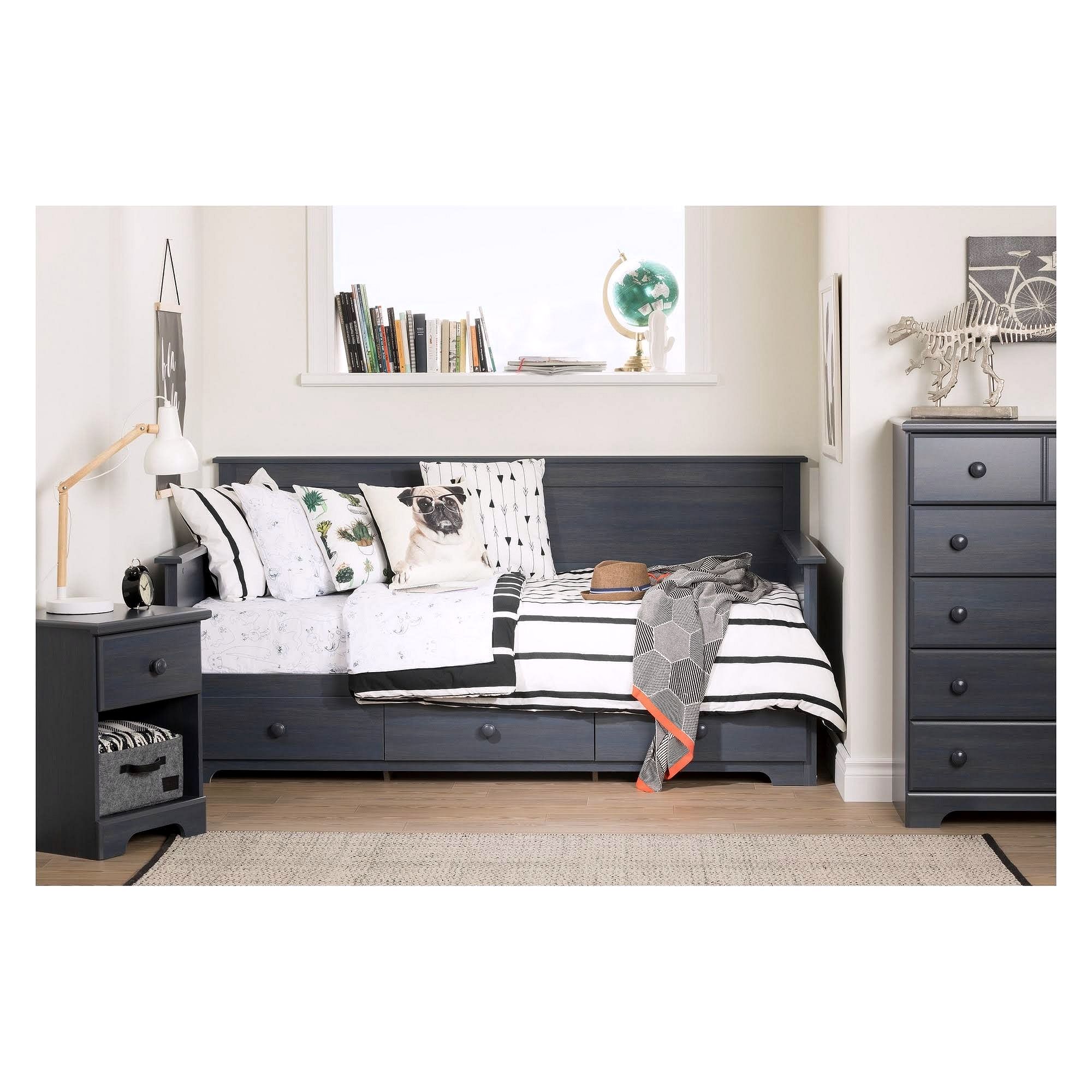 South Shore Summer Breeze 5-Drawer Chest in Blueberry Finish