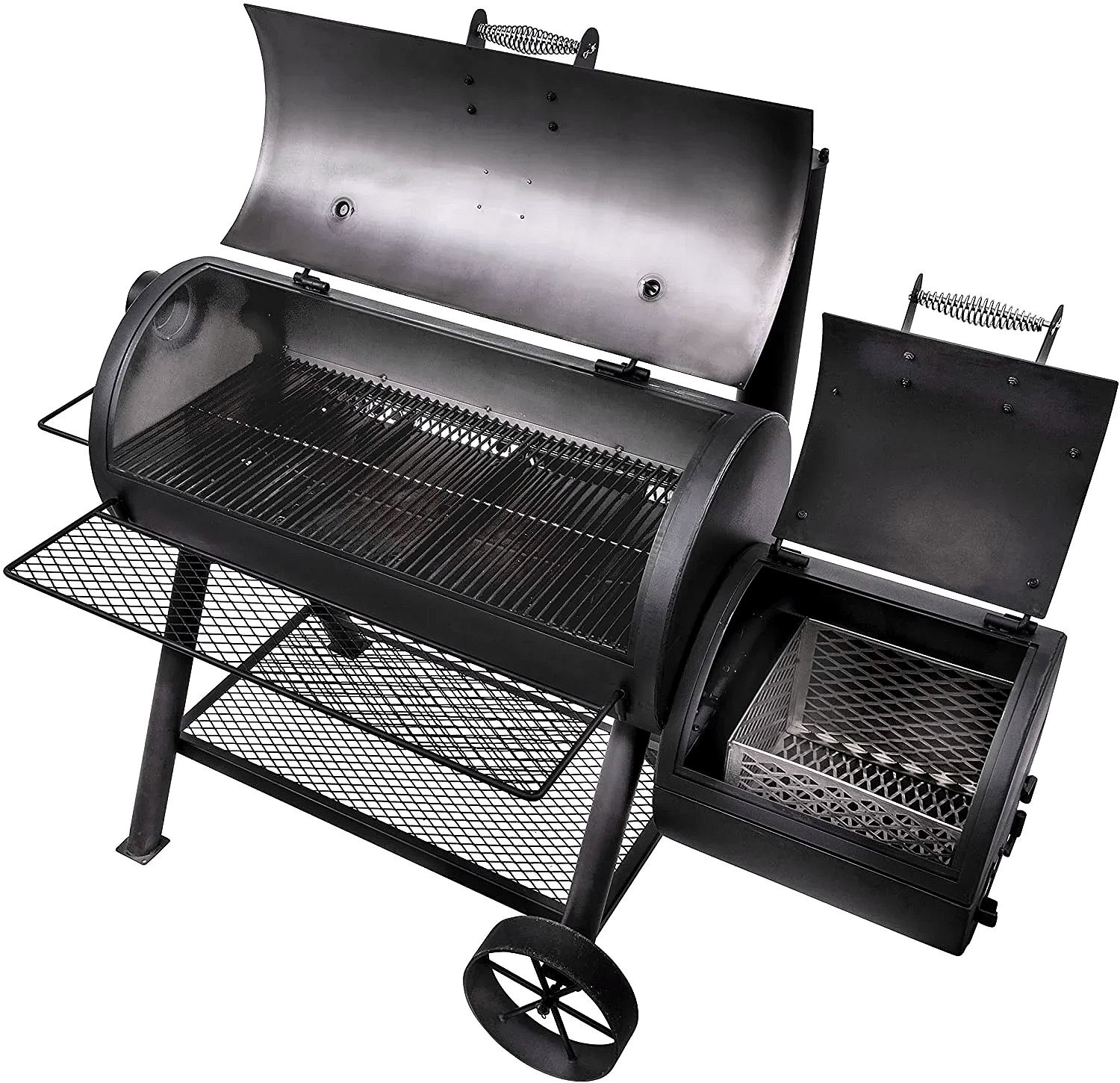 Longhorn Reverse Flow Smoker – Heavy-Duty Outdoor BBQ Smoker