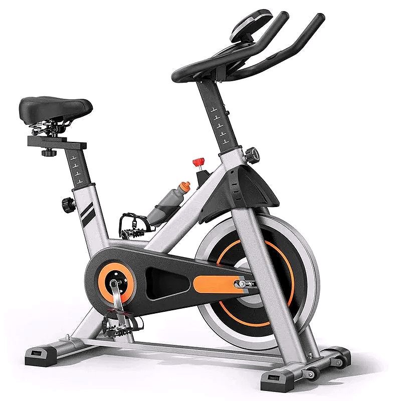 Indoor Cycling Bike – Magnetic/Friction Resistance, Adjustable Seat & Tablet Mount, Comfortable Ride