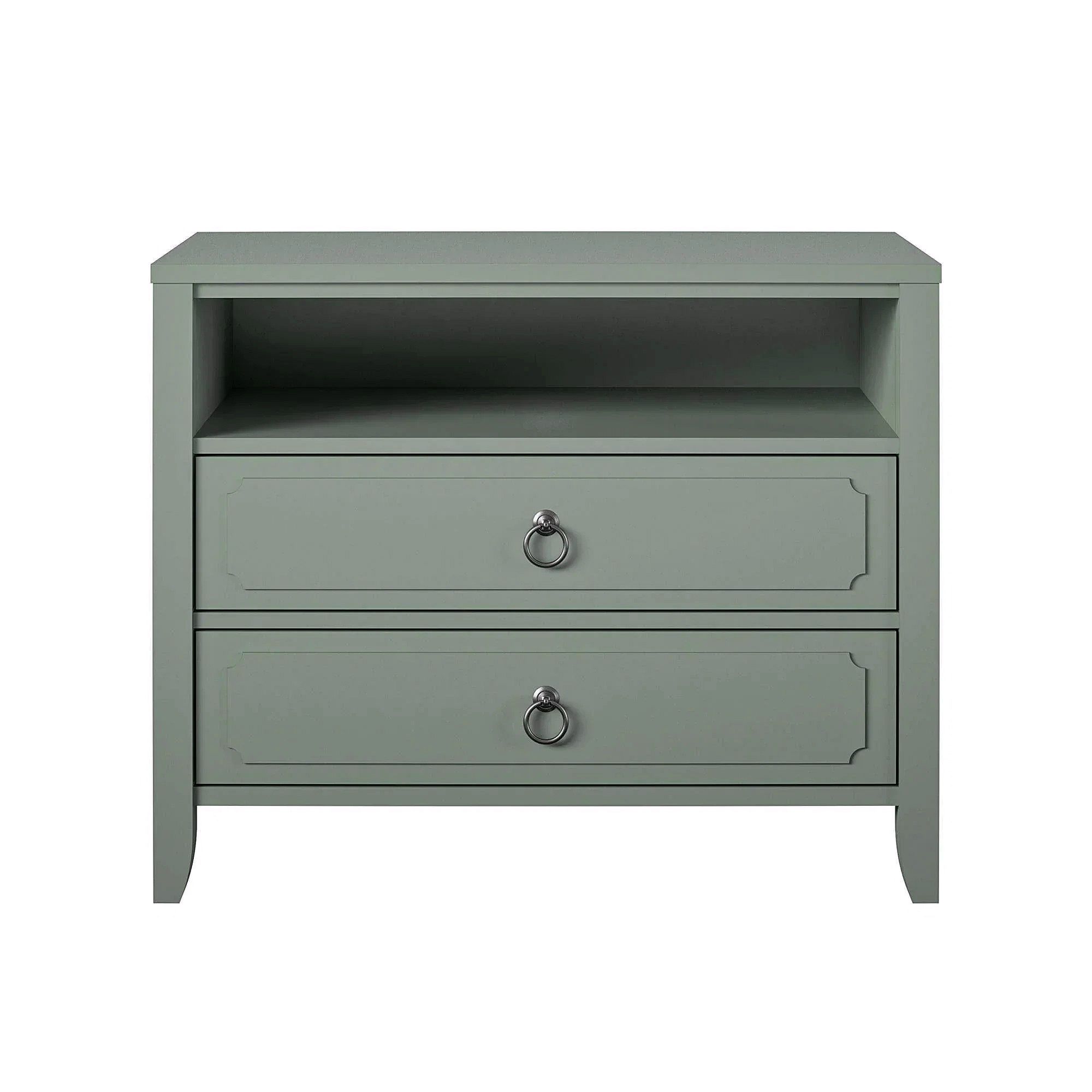 Drawer Nightstand – Soft Green Finish