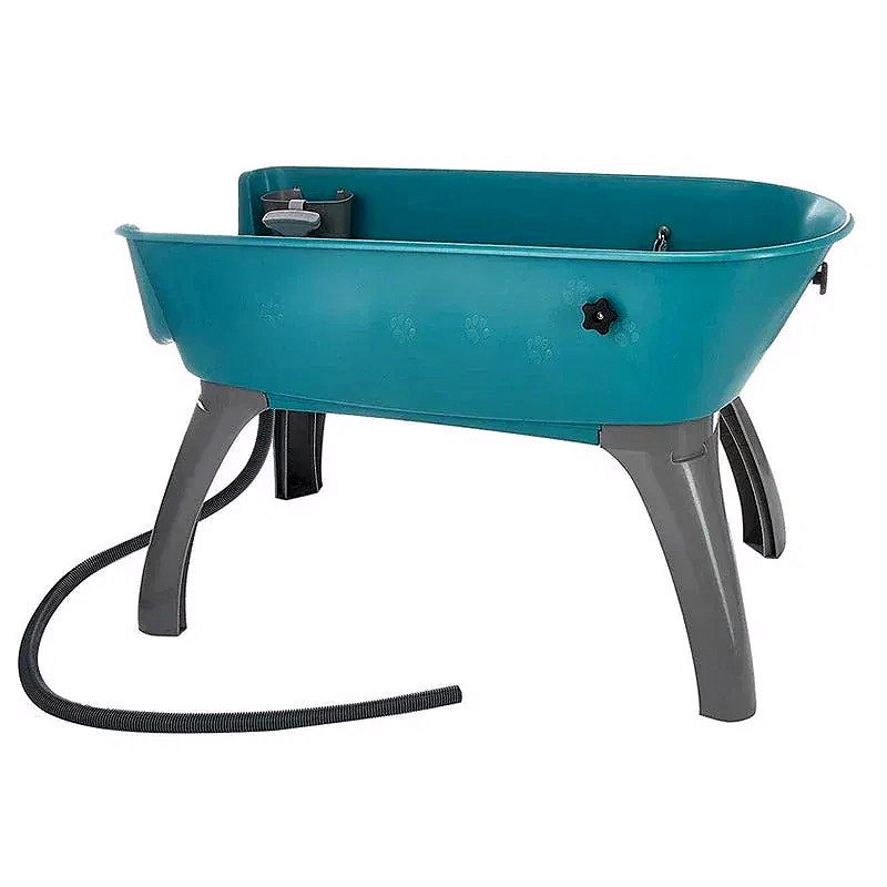 Elevated Pet Bath Station – X-Large, Blue