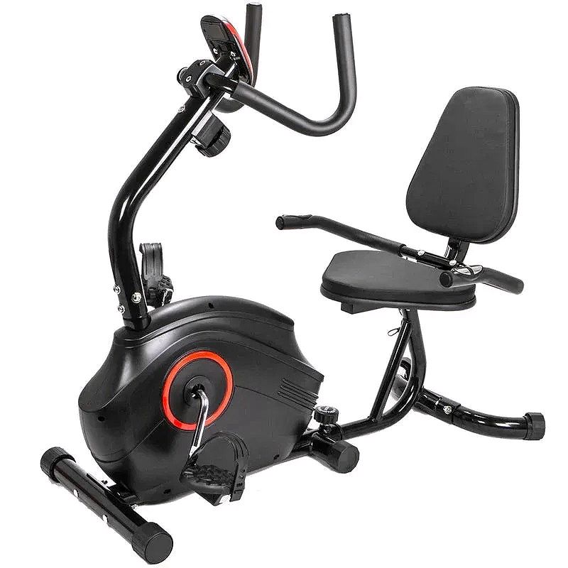 Magnetic Recumbent Exercise Bike – 8-Level Adjustable Workout Machine
