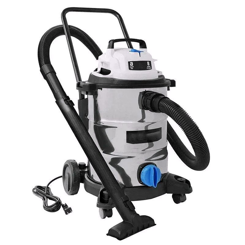 8-Gallon Wet/Dry Vacuum – 6.0 Peak HP, Multipurpose Blower & Vacuum