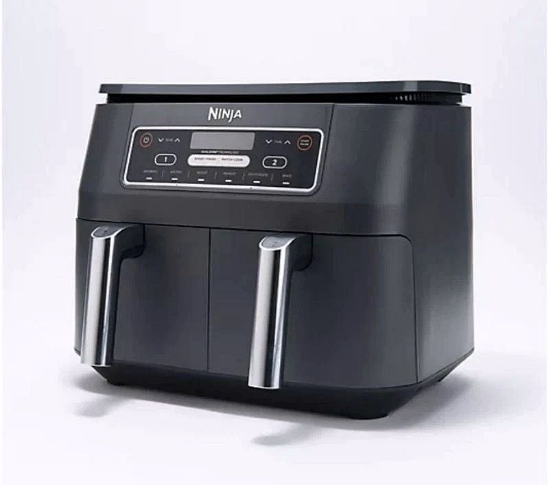 8-Quart 6-in-1 Dual Zone Air Fryer with Broil Rack – Dual Basket Cooking