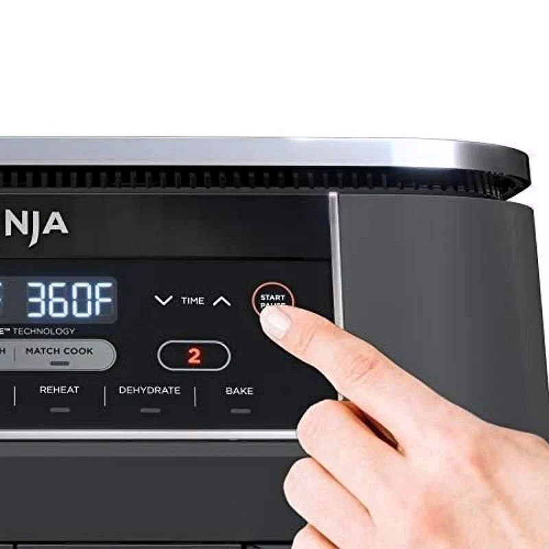 8-Quart 6-in-1 Dual Zone Air Fryer with Broil Rack – Dual Basket Cooking