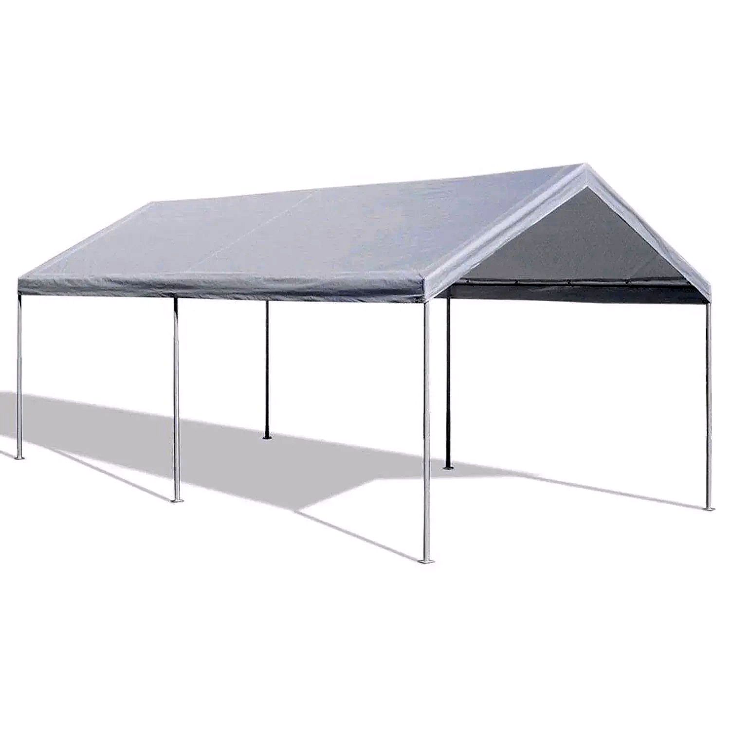 Caravan Canopy 10x20 ft Portable Garage – Heavy-Duty Outdoor Shelter, White