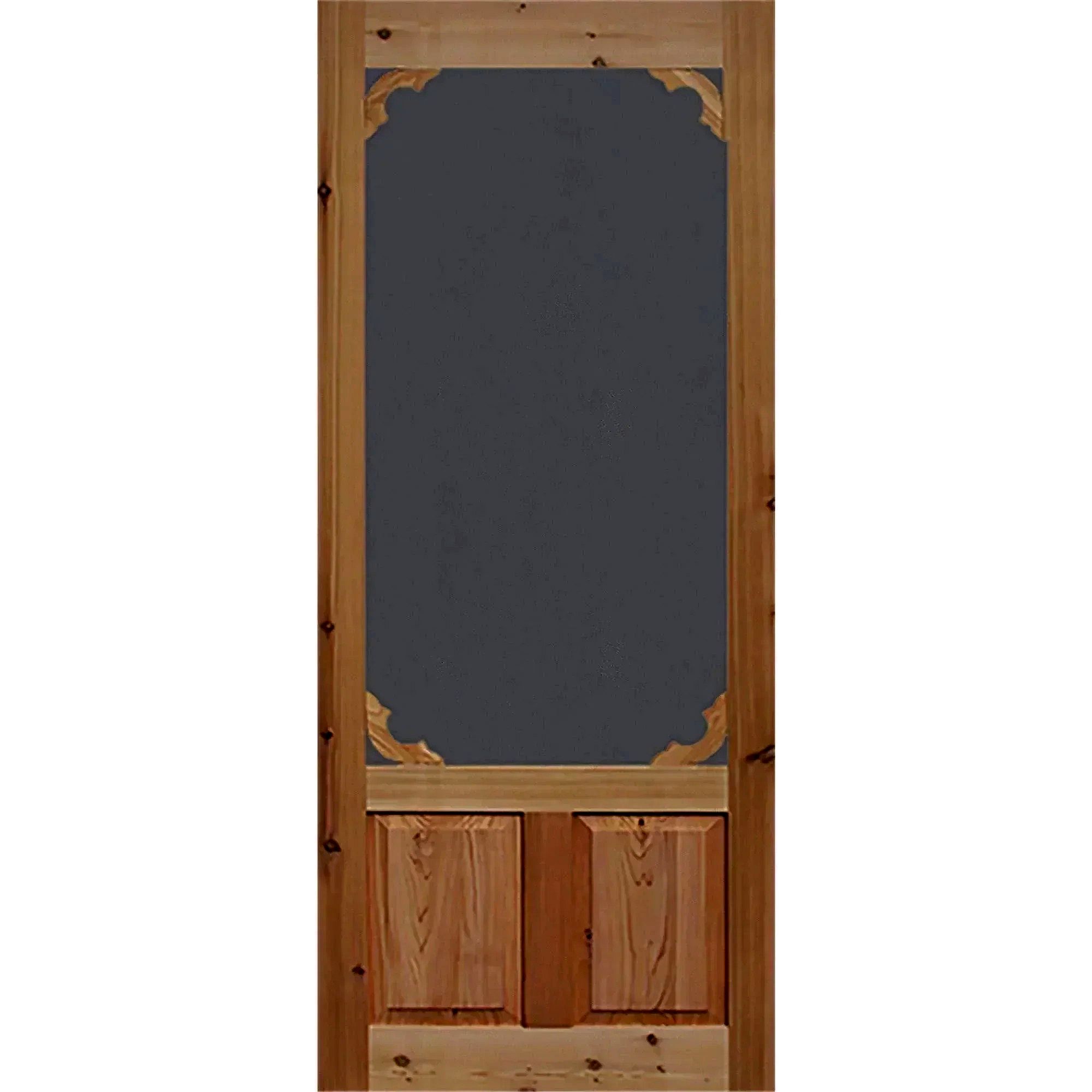 Bay 36″ x 80″ Woodland Cedar Screen Door – Durable, Easy-Install, Removable Screen