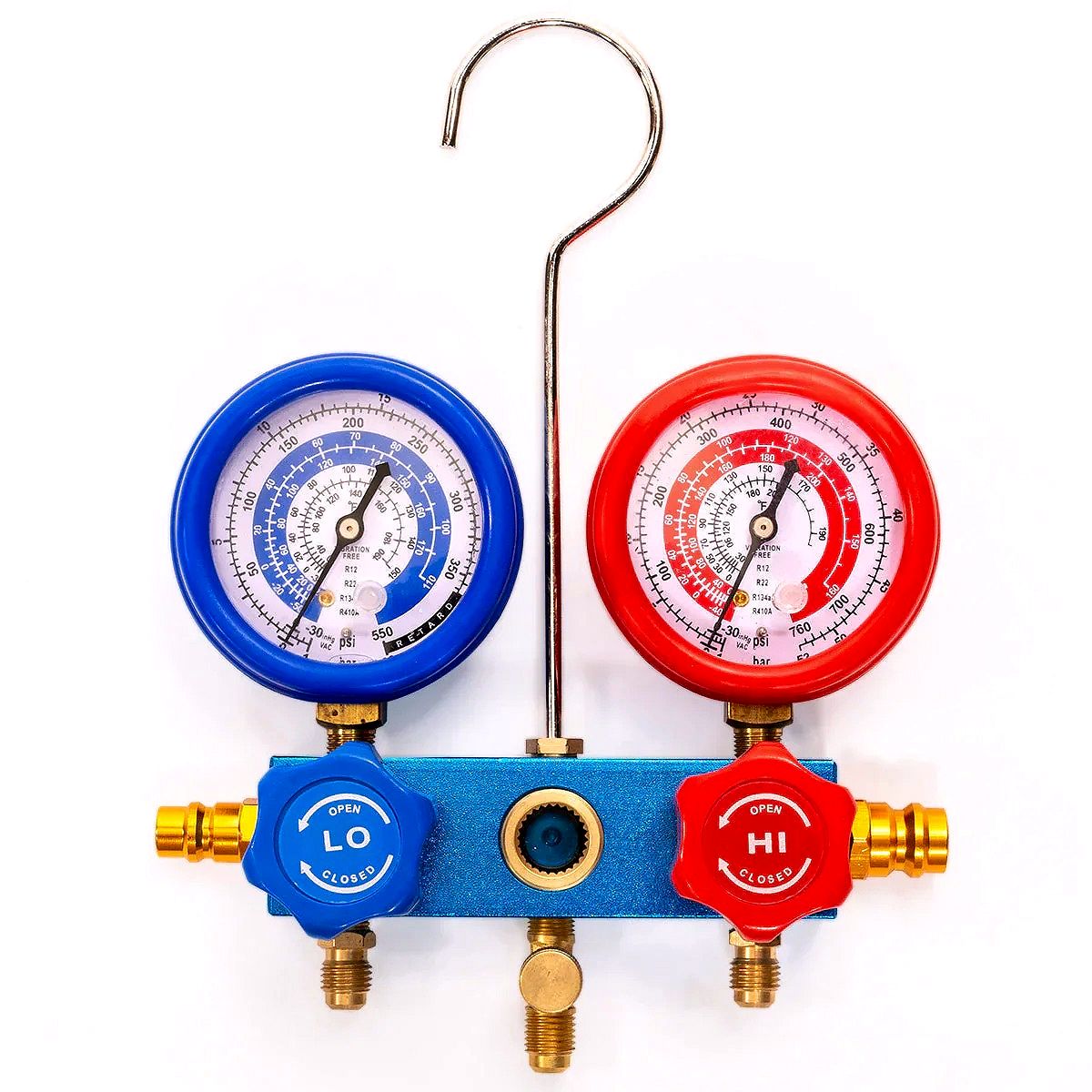 3CFM 1/4 HP Vacuum Pump & HVAC AC Manifold Gauge Kit – Automotive & Household