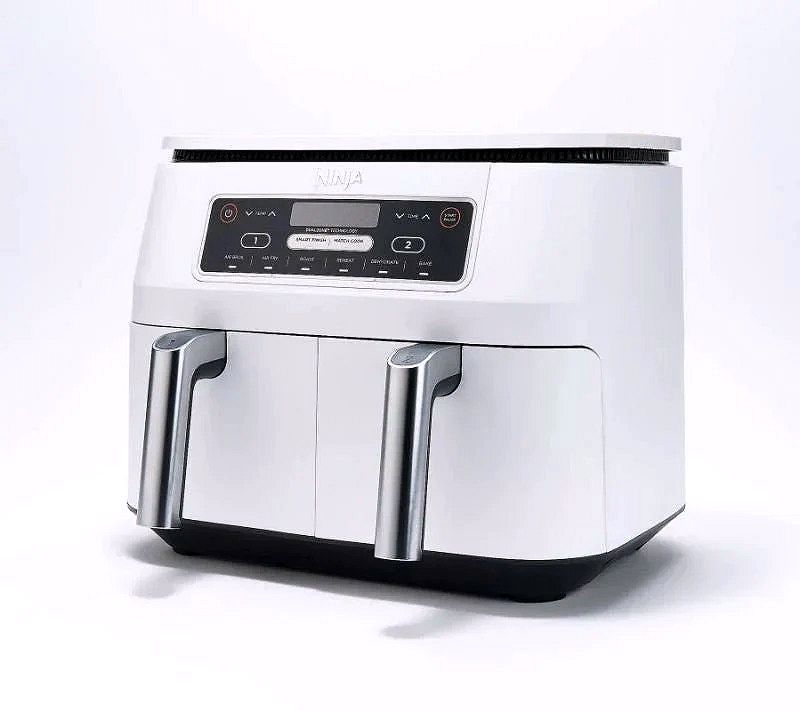 8-Quart 6-in-1 Dual Zone Air Fryer with Broil Rack – Dual Basket Cooking