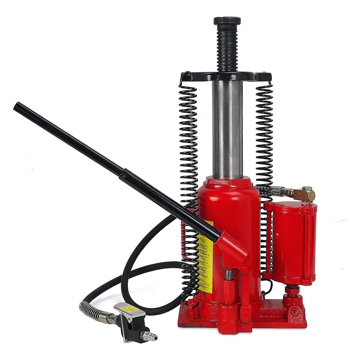 Air Hydraulic Bottle Jack – 20 Ton Capacity, Manual & Air-Powered for Trucks, RVs, and Heavy Vehicles