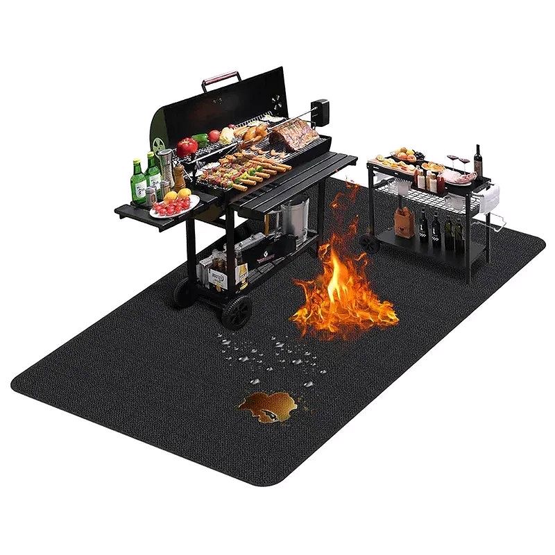 90x52 Inch Under Grill Mat – Fireproof & Waterproof