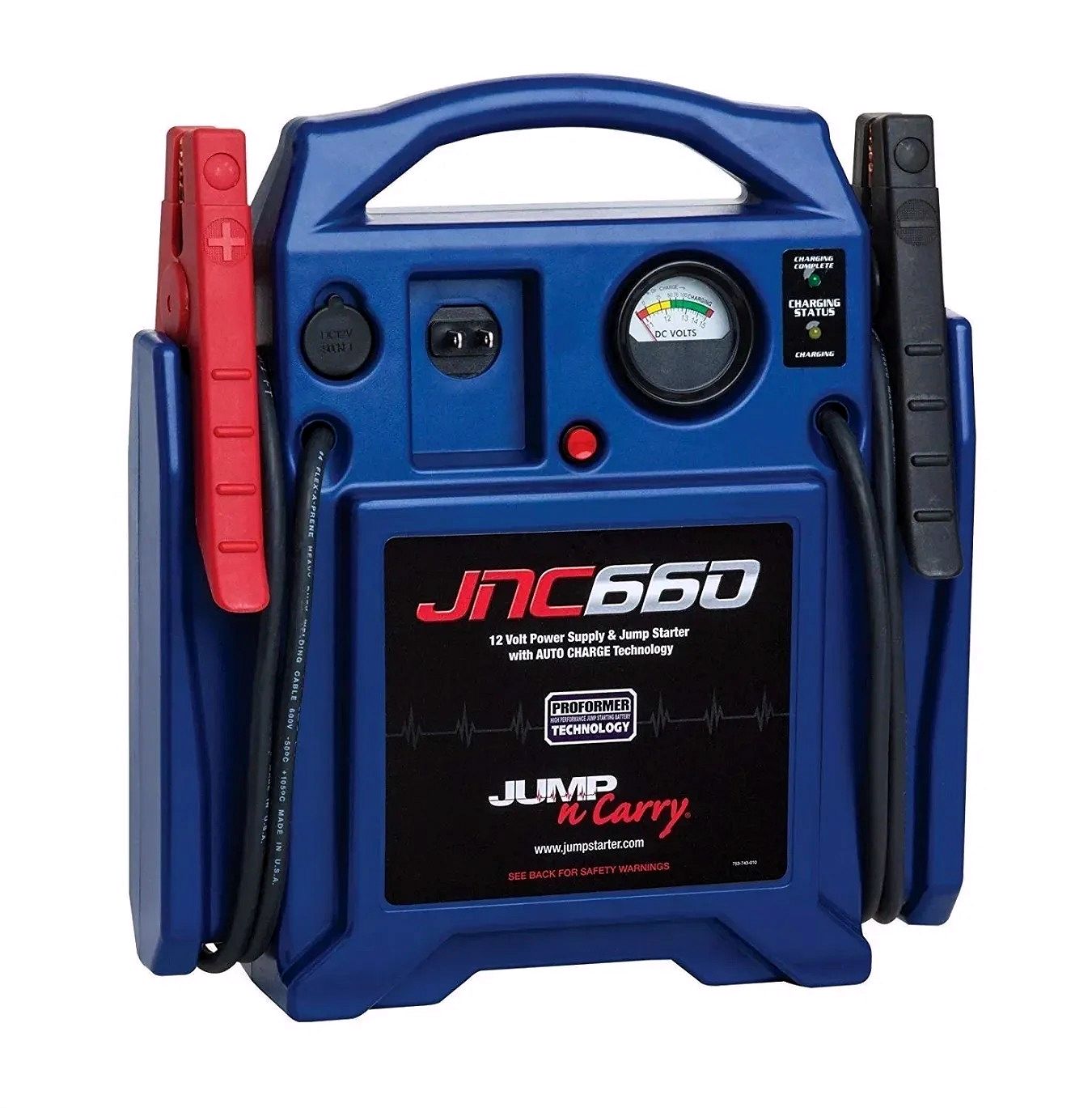 Automotive Jump-N-Carry JNC660 – 1700 Peak Amp 12V Jump Starter