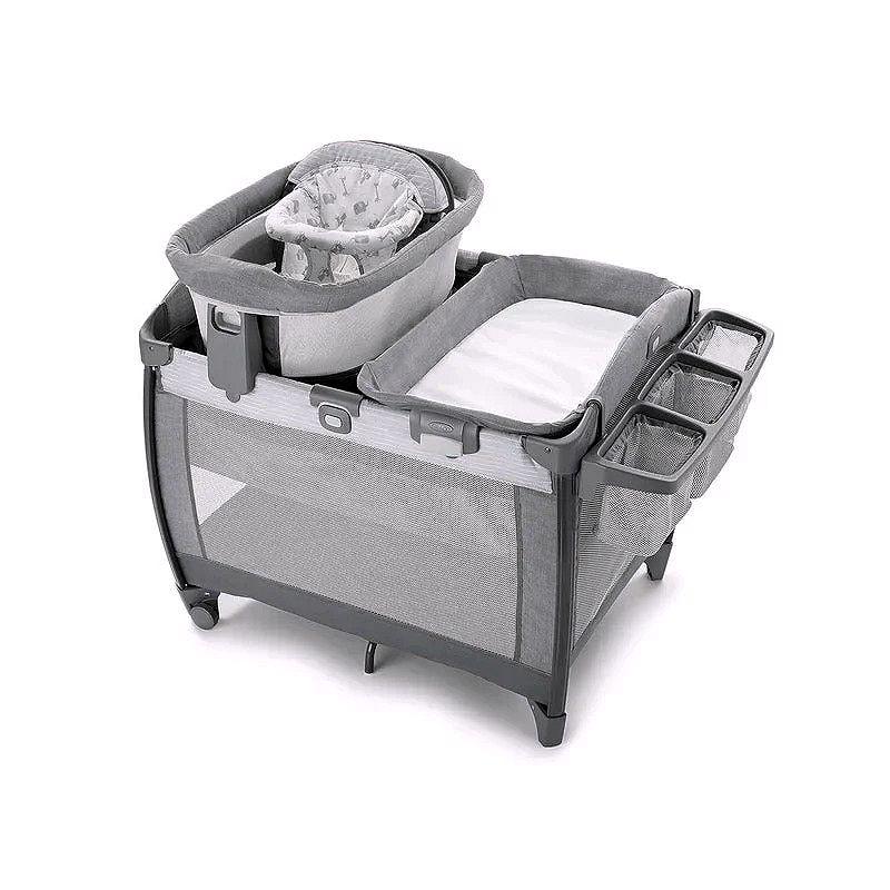 Derby Bassinet Playard – Portable Bassinet & Diaper Changer Combo