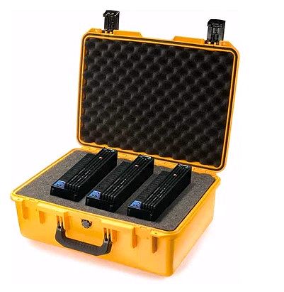 TMI6500 Rugged Yellow Protective Case with Custom Foam – Carry-On Size, Watertight & Lightweight