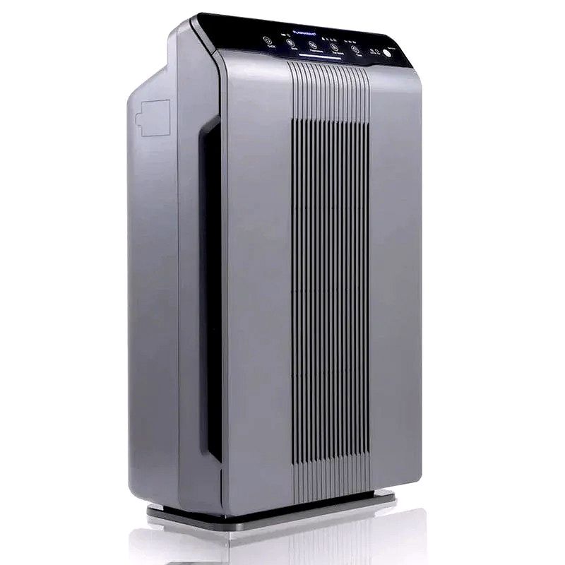 5300-2 Air Purifier with True HEPA, PlasmaWave & Odor-Reducing Carbon Filter – Gray